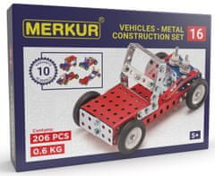 Merkur Stavebnice 016 Buggy 10 modelů 206ks