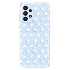 iSaprio Silikonové pouzdro - Stars Pattern - white pro Samsung Galaxy A33 5G