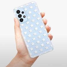 iSaprio Silikonové pouzdro - Stars Pattern - white pro Samsung Galaxy A33 5G