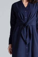 Lenitif Dámské mini šaty Odo L031 tmavě modrá XL