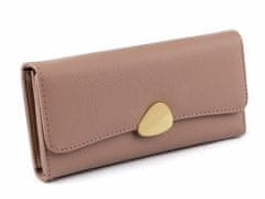 Kraftika 1ks béžová dámská peněženka 9,5x19 cm, peněženky