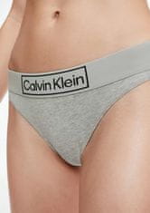 Calvin Klein Dámské kalhotky QF6775, Šedá, S