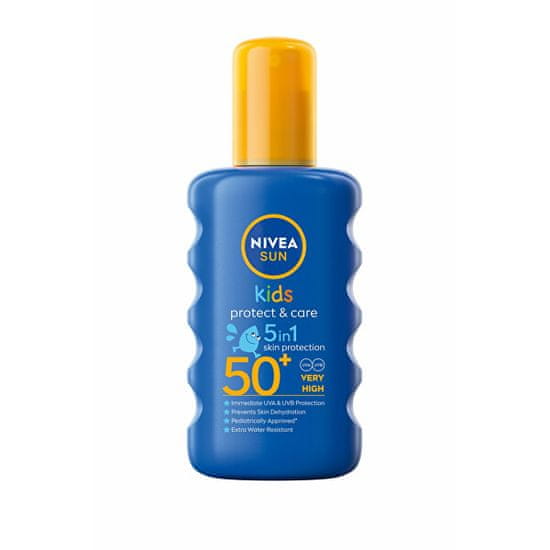 Nivea Dětský barevný sprej na opalování OF 50+ (Moisturising Sun spray) 200 ml