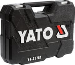 YATO Gola sada s klíči 1/4" a 1/2", 77 ks - YT-38781