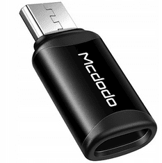 Mcdodo Mcdodo Lightning - Micro USB adaptér černý OT-7710