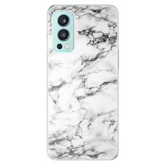 iSaprio Silikonové pouzdro - White Marble 01 pro OnePlus Nord 2 5G