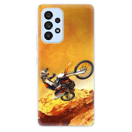 iSaprio Silikonové pouzdro - Motocross pro Samsung Galaxy A73 5G