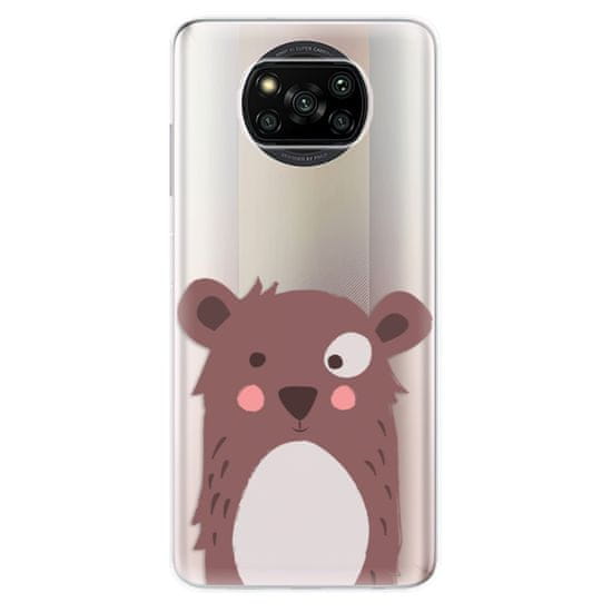 iSaprio Silikonové pouzdro - Brown Bear pro Xiaomi Poco X3 Pro / X3 NFC