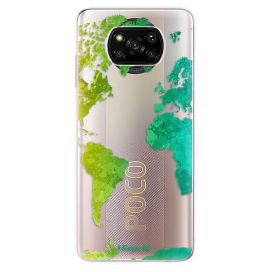 iSaprio Silikonové pouzdro - Cold Map pro Xiaomi Poco X3 Pro / X3 NFC