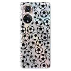 iSaprio Silikonové pouzdro - Football pattern - black pro Honor 50