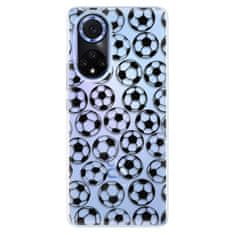 iSaprio Silikonové pouzdro - Football pattern - black pro Huawei Nova 9