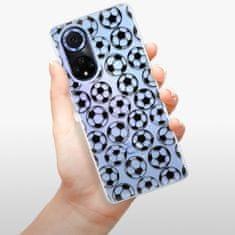 iSaprio Silikonové pouzdro - Football pattern - black pro Huawei Nova 9