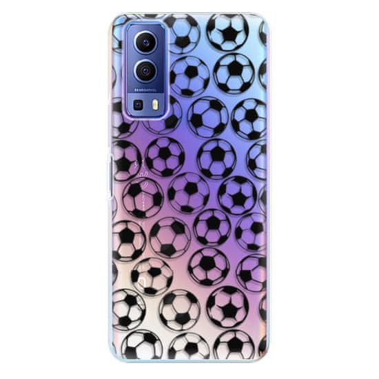 iSaprio Silikonové pouzdro - Football pattern - black pro Vivo Y72 5G