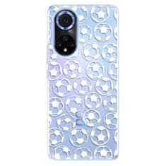 iSaprio Silikonové pouzdro - Football pattern - white pro Huawei Nova 9