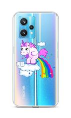 TopQ Kryt Realme 9 Pro+ silikon Rainbow Disaster 73260