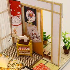 HABARRI Miniatura domečku DIY LED, kreativní sada, čínský pokoj