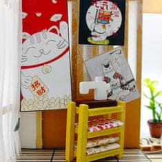 HABARRI Miniatura domečku DIY LED, kreativní sada, čínský pokoj