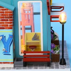 HABARRI Miniatura domečku DIY LED, kreativní sada, obchod s hračkami