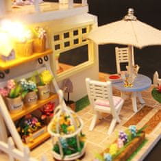 HABARRI Miniatura domečku DIY LED loděnice