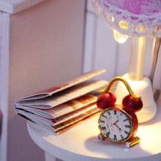 HABARRI Miniatura domečku DIY LED, kreativní sada, princeznovský pokoj
