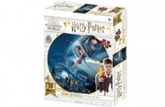 Harry Potter 3D puzzle - Harry a Ron letící na Bradavicemi 300 dílků