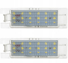 CO2 Sada 2ks LED SPZ, AutoTune, pro Opel Vectra C Sedan, Tigra B Twintop, Astra III H, Astra IV J, Corsa C, Corsa D, Insignia, Zafira B L0005