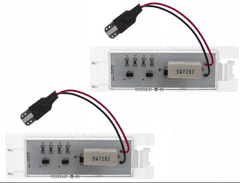 CO2 Sada 2ks LED SPZ, AutoTune, pro Opel Vectra C Sedan, Tigra B Twintop, Astra III H, Astra IV J, Corsa C, Corsa D, Insignia, Zafira B L0005