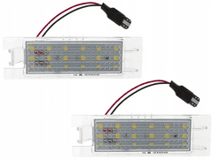 CO2 Sada 2ks LED SPZ, AutoTune, pro Opel Vectra C Sedan, Tigra B Twintop, Astra III H, Astra IV J, Corsa C, Corsa D, Insignia, Zafira B L0005