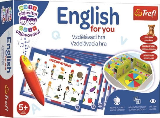 Trefl Malý objevitel: English for you + magické pero