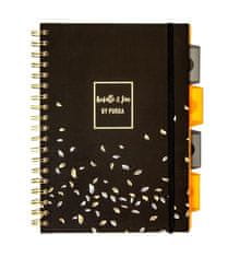 Pukka Pad Spirálový sešit "Rochelle & Jess Project Book", mix barev, B5, linkovaný, 100 listů, 9447-ROC