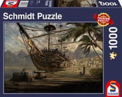 Schmidt Puzzle Loď v přístavu 1000 dílků