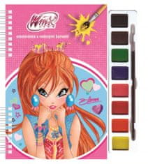 Omalovánky s barvami Winx Club