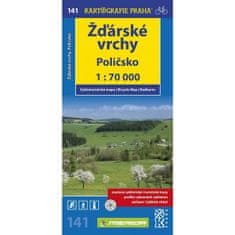 Žďárské vrchy - cykloturistická mapa č. 171, 1:70 000