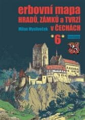 Milan Mysliveček: Erbovní mapa hradů, zámků a tvrzí v Čechách 6