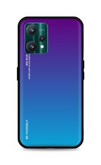 TopQ Kryt LUXURY Realme 9 Pro pevný duhový purpurový 73238