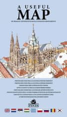 Daniel Pinta: A useful map - of Prague center with 69 illustrated monuments