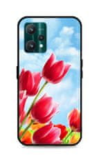 TopQ Kryt Realme 9 Pro silikon Tulips 73477