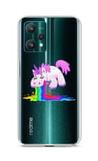 TopQ Kryt Realme 9 Pro silikon Rainbow Splash 73173