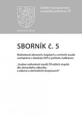 Sborník č. 5 Závazky z právních jednání přenechání věci k užití jinému