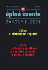 Aktualizácia II/11 2021 Obchodný register - Súdne poplatky