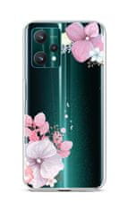 TopQ Kryt Realme 9 Pro silikon Violet Blossom 73110