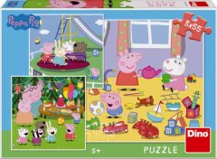 InnoVibe Puzzle 3v1 Prasátko Peppa na prázdninách - 3 x 55 dílků
