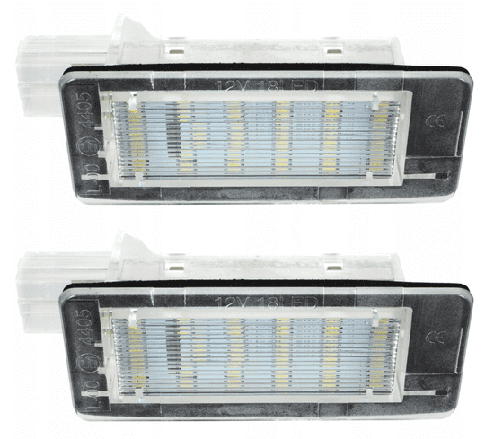 CO2 Sada 2ks LED SPZ, AutoTune, pro Renault Captur, Renault Espace IV, Renault Fluence, Renault Modus FL, Renault Scenic II, Renault Scenic III L0043