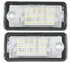 CO2 Sada 2 LED žárovek na SPZ, AutoTune, pro Audi A3 8P, Audi S3, Audi A4 B6, Audi S4 B6, Audi A4 B7, Audi A6 C6, Audi S6, Audi A8 D3, Audi S8 D3, Audi Q7 L0001