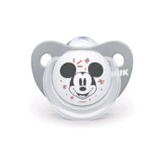 Nuk Šidítko Trendline Mickey Mouse 6-18m šedé - 6-18 m