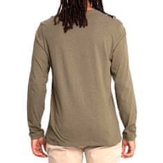 Hurley Pánské triko , Washed One and Only LS | AMTL22Q1OO | OLIVE | L