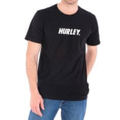 Hurley Pánské triko , Fastlane Simple | AMTS22Q1FS | BLACK | L