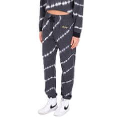 Hurley Dámské tepláky , Tie Dye Fleece Jogger | 3HP279 | CAVIAR BLEACH LINEAR TIE DYE | L