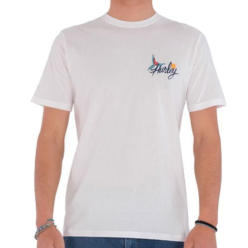 Hurley Pánské triko , Everyday Wash Parrot Bay | MTS0029710 | H100 - WHITE | M