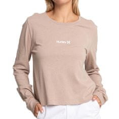 Hurley Dámské triko , OAO Smalls Long | AWLS22Q1OS | SIMPLY TAUPE | L